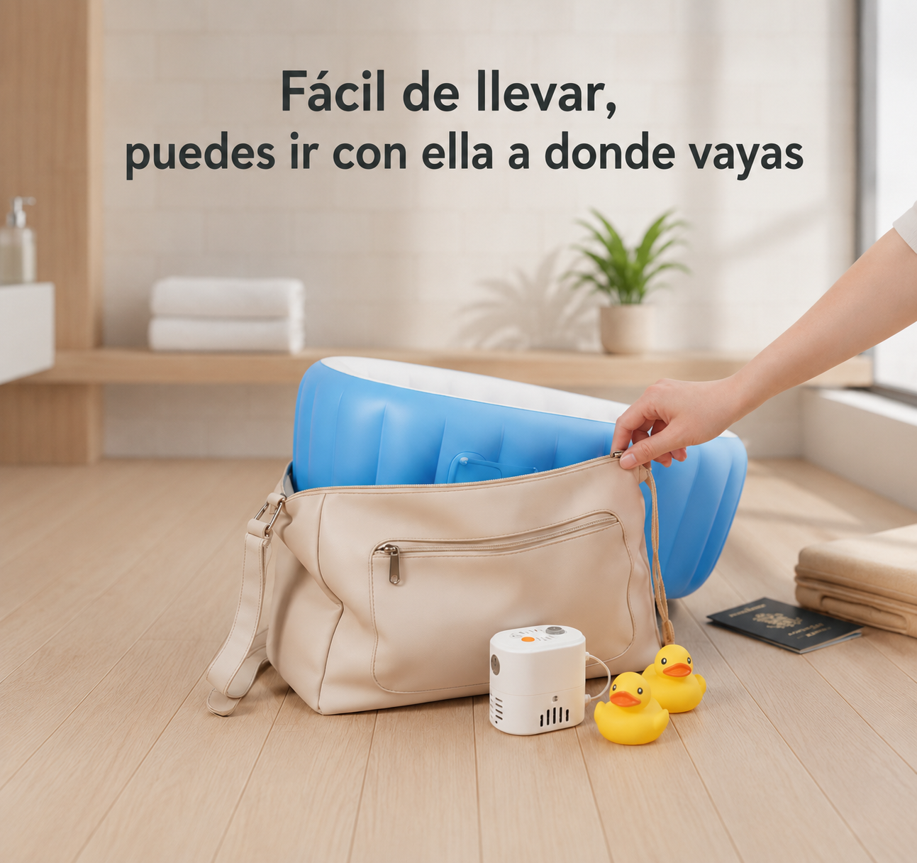 Bienara AquaBaby | Convierte el baño en el momento más seguro, cómodo y divertido