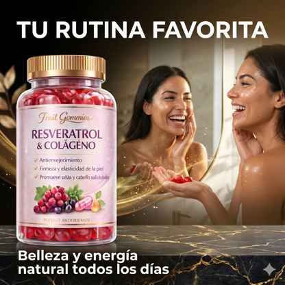 Gomitas de Colágeno + Resveratrol – Belleza, Antiedad y Energía Natural