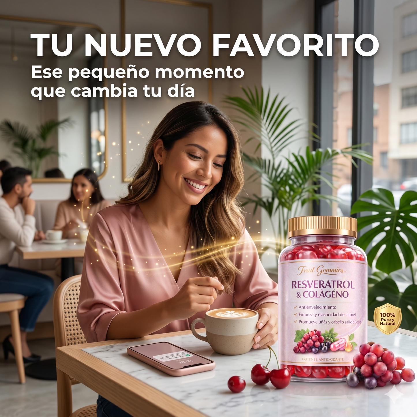 Gomitas de Colágeno + Resveratrol – Belleza, Antiedad y Energía Natural