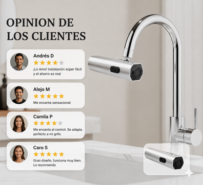 AquaSave | Ahorra hasta un 50% de agua sin renunciar a la presión que necesitas